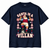 Aston Villa-inspired Santa Is a Villan Christmas T-shirt – navy