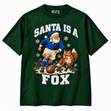 Leicester City Santa Is a Fox Christmas T-shirt — green