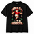 Manchester Utd-inspired Santa Is a Red Devil Christmas T-shirt – black