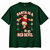 Manchester Utd-inspired Santa Is a Red Devil Christmas T-shirt – green