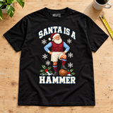 West Ham Santa Is a Hammer bench
