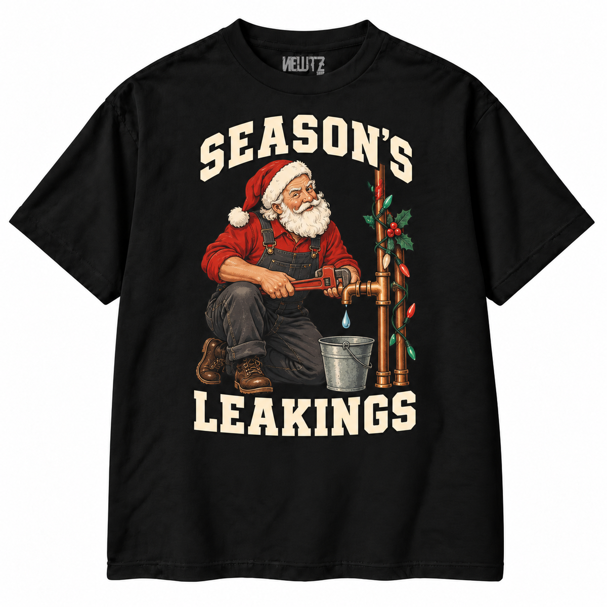 Season’s Leakings Plumber Christmas T-Shirt