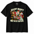 NEWTZ Silent Night Not With This Lot Christmas T-shirt in black