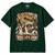 NEWTZ Sled Zeppelin Whole Lotta Snow Led Zeppelin-inspired Christmas T-shirt in green on white background