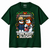 Snowasis Some Might Sleigh Christmas T-shirt in bottle green