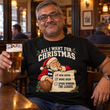 Tottenham Spurs winning the league Christmas wishlist banter T-shirt — model