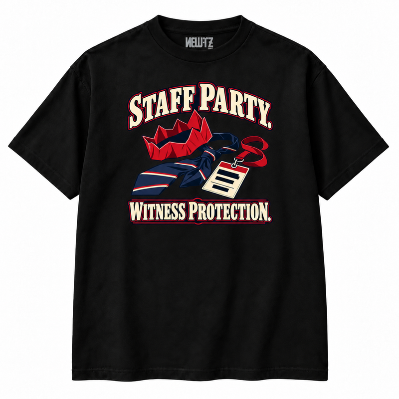 Staff Party Witness Protection Christmas T-Shirt