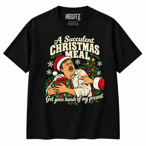 A Succulent Christmas Meal Funny Christmas T-Shirt