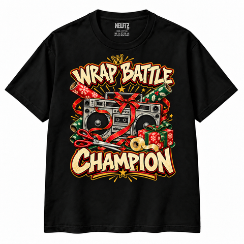 Wrap Battle Champion Christmas T-Shirt