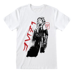 Star Wars Ahsoka Ink Text T-Shirt