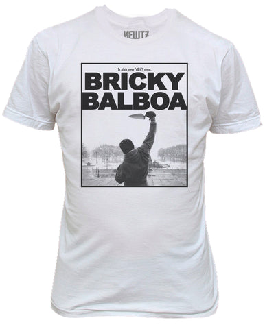 Bricky Balboa Funny Brick Layer T-Shirt inspired by Rocky