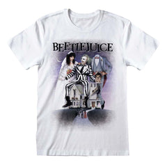 Beetlejuice Poster White T-Shirt - 100% Official Licenced