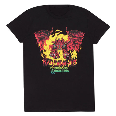 Dungeons And Dragons Red Dragon Colour Pop T-Shirt