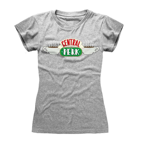 Friends Central Perk Grey Fitted T-Shirt