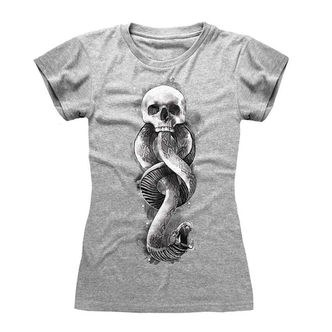 Harry Potter Dark Arts Snake Fitted T-Shirt