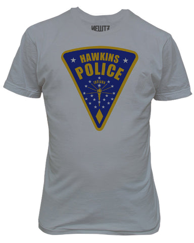 Hawkins Police Indiana T-Shirt - Inspired by Stranger Things