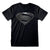 Justice League Movie Superman Black Logo T-Shirt