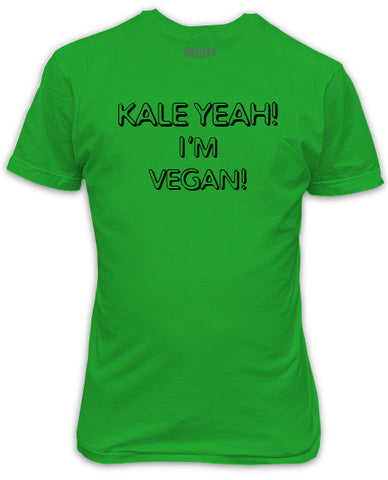 Kale Yeah! Vegetarian Funny Green T-Shirt