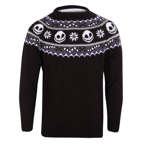 Nightmare Before Christmas Jack repeat Knitted Jumper