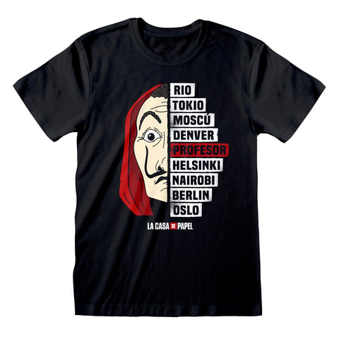 La Casa De Papel Names T-Shirt