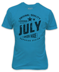 Legends are born in July T-Shirt - Birthday Present Gift Superior Quality