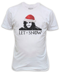 Let It Snow Christmas T-Shirt - Inspired by GOT's You Know Knowing Jon Snow