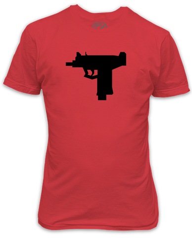 Machine Gun on a T-Shirt