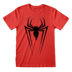 Marvel Comics Spider-Man Black Spider Symbol T-Shirt - Officially Licensed Merchandise