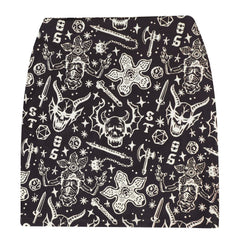 OnePointFive°C Stranger Things - Hellfire Women's Skirt