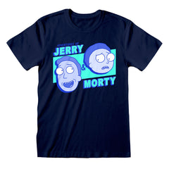 Rick and Morty Jerry and Morty T-Shirt - 100% Official Licenced