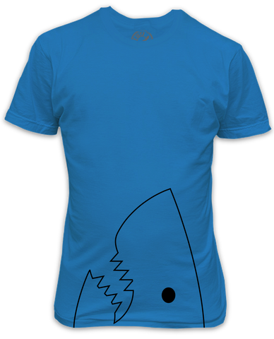 Shark Outline Cool Summer T-Shirt for surfers