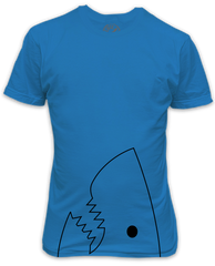 Shark Outline Cool Summer T-Shirt for surfers