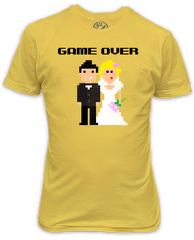 Game Over Wedding Pixels - Stag Do T-Shirt