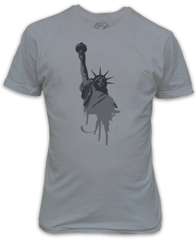 Grunge Effect Statue of Liberty