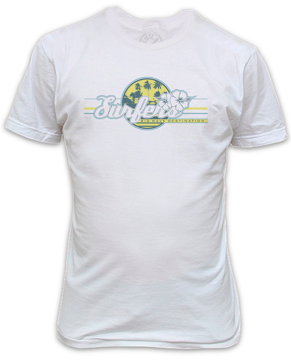 Surfers Big Wave Summer Vibe T-Shirt