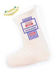 Tesco Value Christmas Stocking - Funny gift 28x57cm