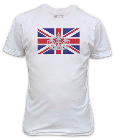 Union Jack Flag and Crown T-Shirt for Queens Jubilee 2022