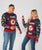 Adults 3D ball with hook and loop fastening Christmas knitted jumper