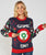 Adults 3D ball with hook and loop fastening Christmas knitted jumper